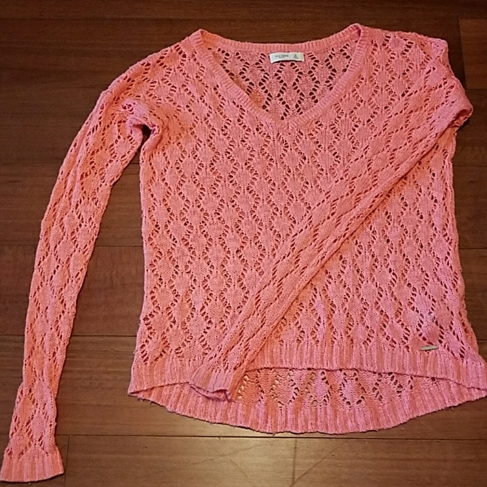 Pink knit Gilly Hicks Sweater